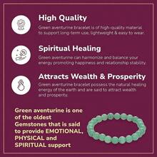 Vibe Green Jade Bracelet - Healing Wealth Bracelet - Jade Beaded Bracelet Women Men - Bring Good Luck Prosperity And Emotional Balance - Adjustable Size - 東陵石 - 查看 7