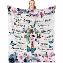 Plant Gifts Blanket, Gifts For Gardeners Woman, Plant Lover Gifts For Women, Gardening Gifts Throw Blanket Fluffy Blanket For Women, Plant Blanket For Plant Lover Mom Aunt Grandma Daughter Mothers Day Christmas 30x40 In