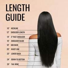 巴西直发发束 1/3/4 件装 未经加工的人发直发发束 人发接发 - Natural Black - 查看 10