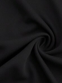 Áo thun thể thao nam tay ngắn, nhẹ, thoáng khí, nhanh khô, họa tiết sọc phản quang và cổ tròn màu trơn, thích hợp cho các hoạt động ngoài trời, đạp xe, chạy bộ, tập thể dục, màu đen mùa hè. - màu đen - Xem 7