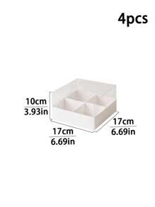 2pcs/4pcs Multicompartment Dessert Box With Transparent Lid & Dividers, 6-Slot 9-Slot Cupcake Box Suitable For Mini Cupcakes, Chocolate Dipped Strawberries, Brownies & Snacks, Suitable For Wedding, Holiday, Birthday Party Dessert Packaging