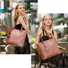 ALARION Women Top Handle Satchel Handbags Shoulder Bag Messenger Tote Bag Purse