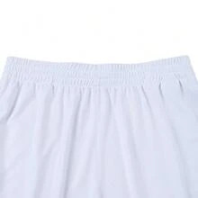Adidas 2025 男士 BOS SHORT 平纹短裤 JN4729 - 白色 - 查看 5