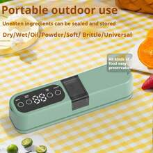 RAF New Vacuum Sealing Machine, Vacuum Bag Sealing Food Preservation, Suitable For Dry And Wet Food Preservation And Snack Bag Sealing, Vacuum Sealing/Single Sealing/External Air Pump, To Meet The Family Food Preservation Vacuum Sealing Machine - Multicolor - View 6