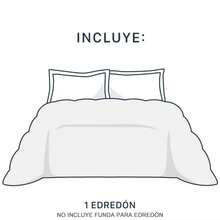 Edredón Estampado con Relleno de Fibra, Edredón Cama Individual, Tejido Suava y 100% Poliéster - Indio Verde - Ver 5