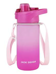 Jacki Design Thermal Bag Kit, 750ml Lunch Box, 550ml Bottle And Holder - Rosa Fucsia - Ver 2