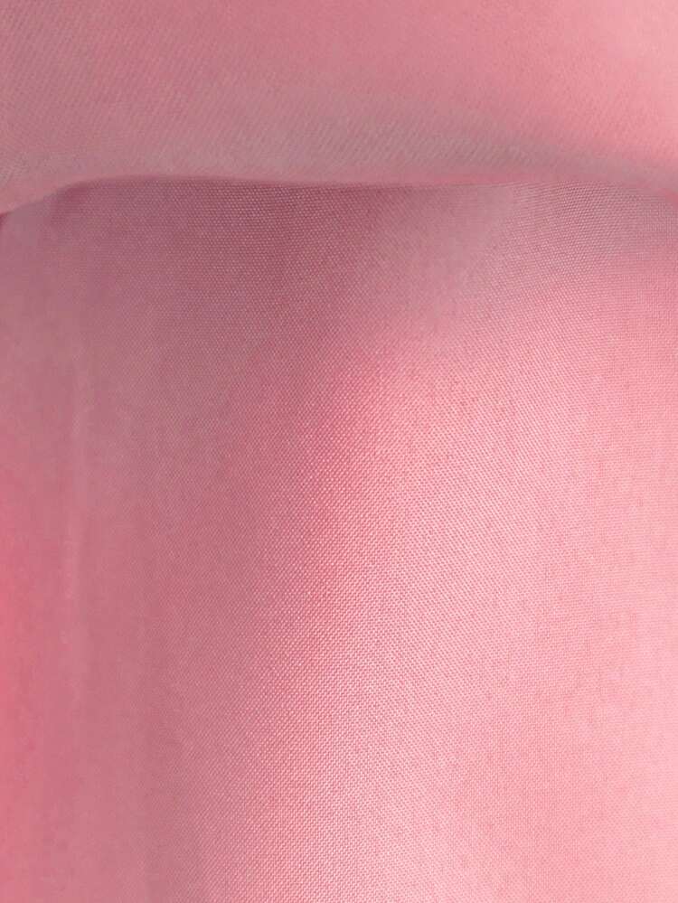 فستان البنات من التول والدانتيل الوردي، فستان فتاة الزهور لحفلات الزفاف والأعياد والمناسبات - وردي - مشاهدة 6