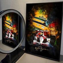 1pc/3PCS Wall Arts Posters Pop Anime F1 Racing Driver Legendary Anime Poster Decoration Painting Wall Art White Wall Decoration Frameless/Framed Canvas Art - Multicolor - View 44