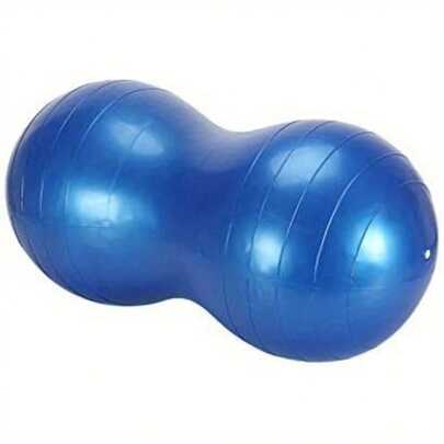 Yoga Peanut Ball 90x45cm Exercise Ball With Pump For Sensory Equipment, Physical Therapy Balance Training, Pilates Core Strength Stability Ball For Home Gym & Rehabilitation