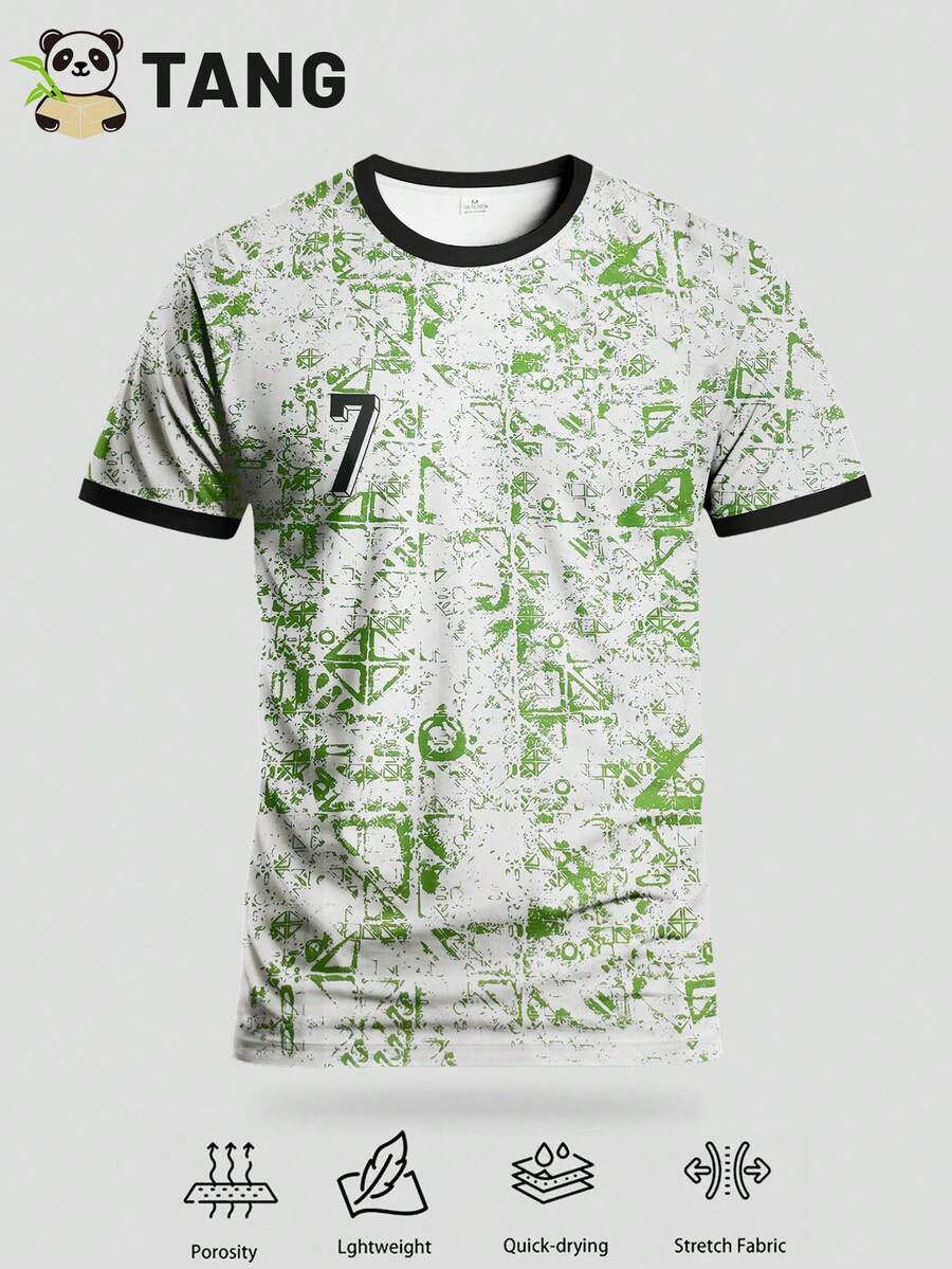 男士足球服速干面料圆领透气西装外套适合日常休闲足球训练比赛