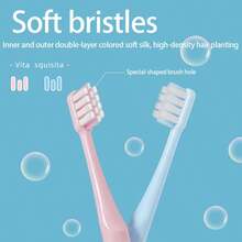 2pcs Adult U-Shaped Orthodontic Toothbrush With Brushing Aid - Multicolor - View 8