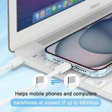 30W快速充電套組 [USB C牆充 + 3.3英呎/100公分 Type-C轉Type-C長數據線] 相容於 16 Pro Max/15 Pro Max、16 Pro/15 Pro、16 Plus/15 Plus、16/15適配器套組 - 美規A型插(110-127V) - 查看 4