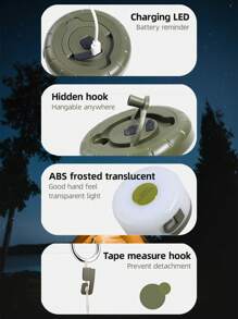 Luces de cadena solares/recargables para acampada de 8M/10M, luces de hadas de exterior con diferentes modos de iluminación, luces de decoración portátiles y retráctiles con USB, aptas para acampada, jardín, decoración de fiesta (luz de color y cálida)