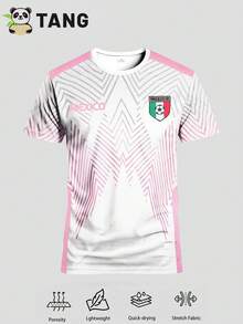 Mexico Men's Soccer Jersey, Comfortable Soccer Shirt For Soccer Match, Sports Team, Short Sleeve Sportswear
