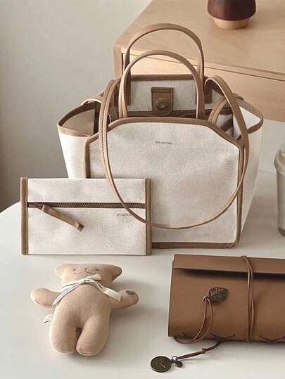 轻便妈咪单肩包、邮差尿布包午餐包