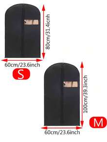 5 Pieces Set Suit Dust-Proof Bags With Window Hanging Garment Storage Bags For Shirts, Suits, Dresses, Coats Portable Clothing Protective Bag For Bedroom, Closet, Dormitory, Home Storage Decorations Decor Festival Decor Room Decor Home Decor Bed Room Decor Dress Pants Shoes Jeans Boots Skirt Bedroom, Organizer, Home Storage, White T Shirt Women, Black Pants Women, Ladies Winter Clothes, Dress, - Multicolor - View 16