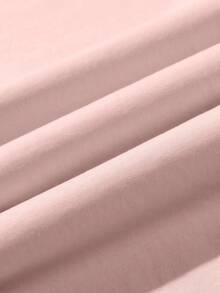 男士卡通印花粉色短袖 T 恤 - 粉色 - 查看 5