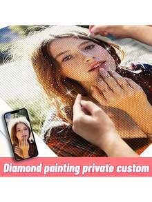 Bộ tranh đính kim cương 5D tùy chỉnh - Tranh ảnh cá nhân hóa, kim cương tròn và vuông, trang trí tường tự làm cho nhà, phòng ngủ, văn phòng | Món quà hoàn hảo cho Ngày Valentine, Ngày của Mẹ, Sinh nhật, người yêu thú cưng, các cặp đôi (Công cụ thiết kế miễn phí + Vận chuyển nhanh), Bản in chất lượng cao, Nghệ thuật đính kim cương - Nhiều màu - Xem 4