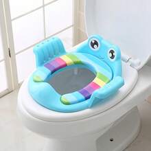 1pc Cartoon Cute Portable Toilet Seat For Boys And Girls, Home Use Toilet Seat, Urinal Seat, Toilet Seat Cushion, Travel Toilet Seat, Colorful Seat Cushion, Portable Foldable Toilet Seat, Non-Slip Toilet Training Seat Cover - Multicolor - View 10