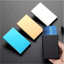 Nuovo portafoglio ultra sottile in metallo RFID, portafoglio minimalista per uomo e donna, porta carte di credito e ID, porta monete, regalo di Ognissanti, regalo di Natale personalizzato, articolo essenziale, regalo per uomo, ragazzo, portafoglio sottile, portafoglio minimalista per uomo, portafoglio in metallo, portafoglio intelligente per uomo, regalo divertente, piccolo regalo, regalo per donna