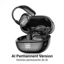 ERAZER XT66PRO AI Translation Wireless Earbuds, Built-In Microphone, OWS Wireless Earphones, HIFI Sound Quality - Black - View 1