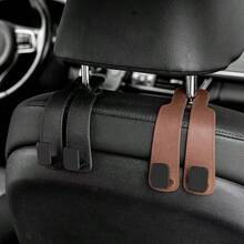 Car Headrest Hooks Hanger For Bags Seat Back Organizer Holder Clips Auto Fastener Hooks Car St - Black - View 3