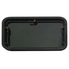 YUNRUX Motorhome Window Caravan Side Window Tinted Hinged Window RV Camper Window - Black and White - View 4