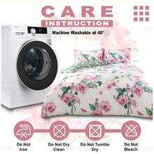 VELVETIO Printed Reversible Beddings Duvet Cover Set With Matching Pillowcases Soft & Warm - Multicolor - View 7