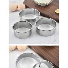 5Pcs Stainless Steel Round Dumpling Dumpling Skin Presser Tool Cookie Mold Toast Donut Baking Kit Dumpling Cutter