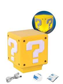1 pezzo Lampada ZTZK, Cubo Luminoso Aggiornato 2024 - Luce Notturna Con Effetti Sonori Da Videogioco, Adatto Come Regalo Di Natale, Decorazione Per Camera Dei Bambini - Regalo Perfetto Per Bambini E Appassionati