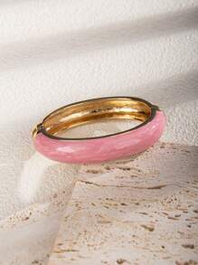 1pc Pulseira de pérola colorida estilo europeu e americano minimalista, adequada para uso diário, festa e férias