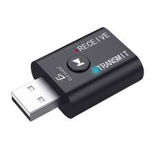 Ele-Gate Mini Bluetooth Adapter Usb 5.0 Transmitter Receiver - Black - View 6