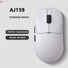 Ratón inalámbrico AJAZZ AJ159PRO con nuevo sensor PAW3395, baja latencia, base de carga magnética, batería de 400 mAh, DPI de 26000, peso ligero de 56g, adecuado para manos pequeñas y medianas, apto para juegos de esports y oficina - Multicolor - Ver 17