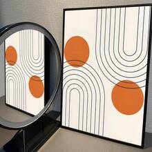 1 pieza / Set de 3 Pósteres de arte de pared Modernos Vintage Minimalistas Abstractos de Líneas Dibujadas en Papel Blanco, Decoración Retro para Sala, Bar, Cafetería, Arte de Lienzo sin Marco/Enmarcado para Sala de Juegos y Decoración del Hogar - Multicolor - Ver 56