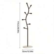 Minimalist Scandinavian Style Modern Coat Rack - Freestanding Multi-Purpose Metal Clothes Hanger Suitable For Living Room And Bedroom