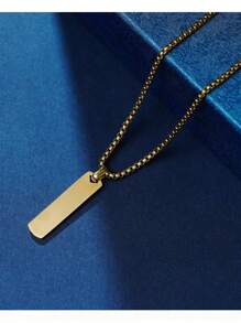 1 pieza Collar con fotografía de ojos personalizados de pareja, colgante con fotografía de ojos y nombre grabados con láser, collar de pareja con letras grabadas con láser, collar de hombre cuadrado de acero inoxidable con perla, regalo de pareja, regalo para el novio, regalo para la novia