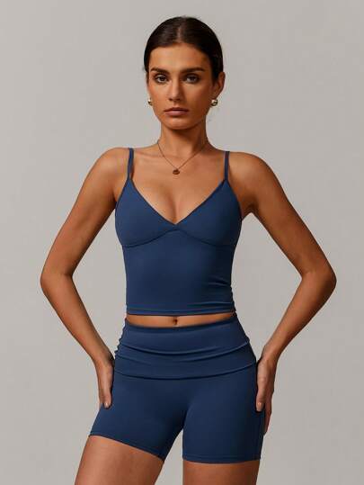 MASKERT Spring And Summer Two Pieces Women's Suit Vest Shorts Set Sportswear Tennis Suit Casual Suit Fitness Suit Home Casual Comfortable Skin Friendly