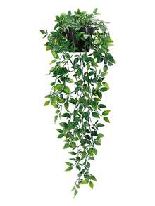 1 Stück künstliche Hängepflanze, Fake Hängepflanze, Topfpflanze, künstlicher Eukalyptus, Mandala Reben Topfpflanze, geeignet für Innen- und Außendekoration von Familiengärten, Hochzeiten, Partys, UV-beständige Begrünung, Fake Dekorationsblumen, Blätter, tropische Blätter, geeignet für Hochzeiten, Gärten, Höfe, Fensterboxen, Landhausdekoration, grüne Fake-Pflanzen, Valentinstag Party Dekoration, Valentinstag, Geschenke