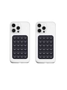 10pcs Double-Sided Silicone Suction Cup Upgrade Suction Cup Card Package Square Single Sided Phone Suction Cup Holder Adhesive Phone Case Holder Silicone Phone Accessories For Women For Men Wallet Mini Wallet Purse Wallet Magsafe Wallet Card Wallet