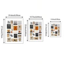 1 件复古火柴盒墙面艺术画火柴帆布印刷画复古火柴盒海报时髦设计美学装饰卧室、客厅或办公室公寓装饰无框或带框 - 彩色 - 查看 6