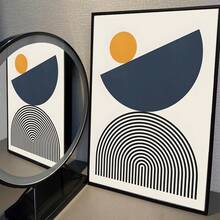 1 pieza / Set de 3 Pósteres de arte de pared Modernos Vintage Minimalistas Abstractos de Líneas Dibujadas en Papel Blanco, Decoración Retro para Sala, Bar, Cafetería, Arte de Lienzo sin Marco/Enmarcado para Sala de Juegos y Decoración del Hogar - Multicolor - Ver 63