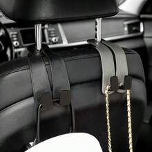 Car Headrest Hooks Hanger For Bags Seat Back Organizer Holder Clips Auto Fastener Hooks Car St - Black - View 4