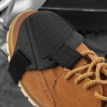 1 pieza Cubierta de zapato para palanca de cambios de motocicleta, Protector de palanca de cambios de motocicleta duradero, Cubierta de zapato antideslizante para protector de palanca de cambios de equipo de conducción, Antideslizante para mayor agarre - 1 pieza - Ver 6