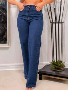 Wide Collection Lightweight Fabric - Dark Wash - View 1