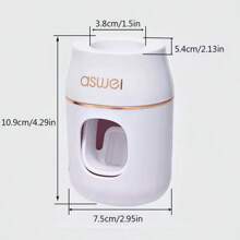 Automatic Toothpaste Squeezer & Holder - 1pc Space-Saving Bathroom Organizer, Easy Refills, No Waste!