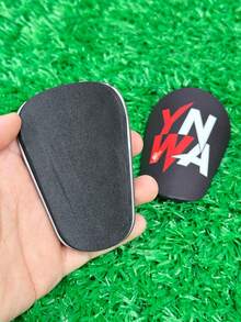 10*6cm Lightweight Breathable Shin Guards, High Strength Material To Reduce Sports Impact - Black - View 6