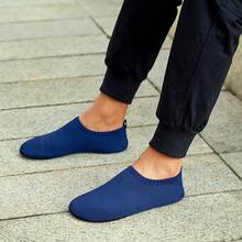 SOSENFER Men's Loafers.Easy-To-Wear Soft-Soled Slip-On Shoes - Dark Blue - View 4