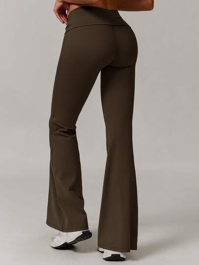 MASKERT 春夏女裤运动裤跑步裤瑜伽裤休闲裤喇叭裤舒适亲肤居家休闲