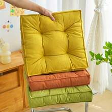 1 件装实心椅垫方形垫子软垫办公室居家或车内花园阳光休闲座垫办公椅 - 彩色 - 查看 5