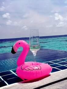 1pc/3pcs/5pcs Summer Pool Flamingo Cup Holder Inflatable Water Coaster Float Drink Cup Holder
